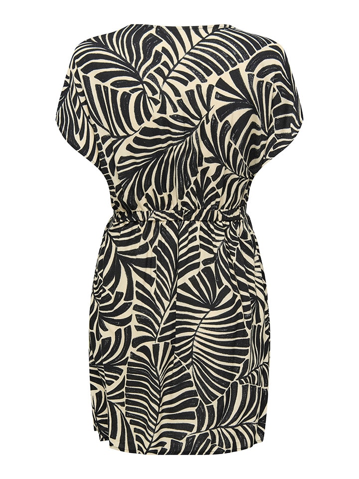 ONLY Kleid in Beige/ Schwarz günstig kaufen