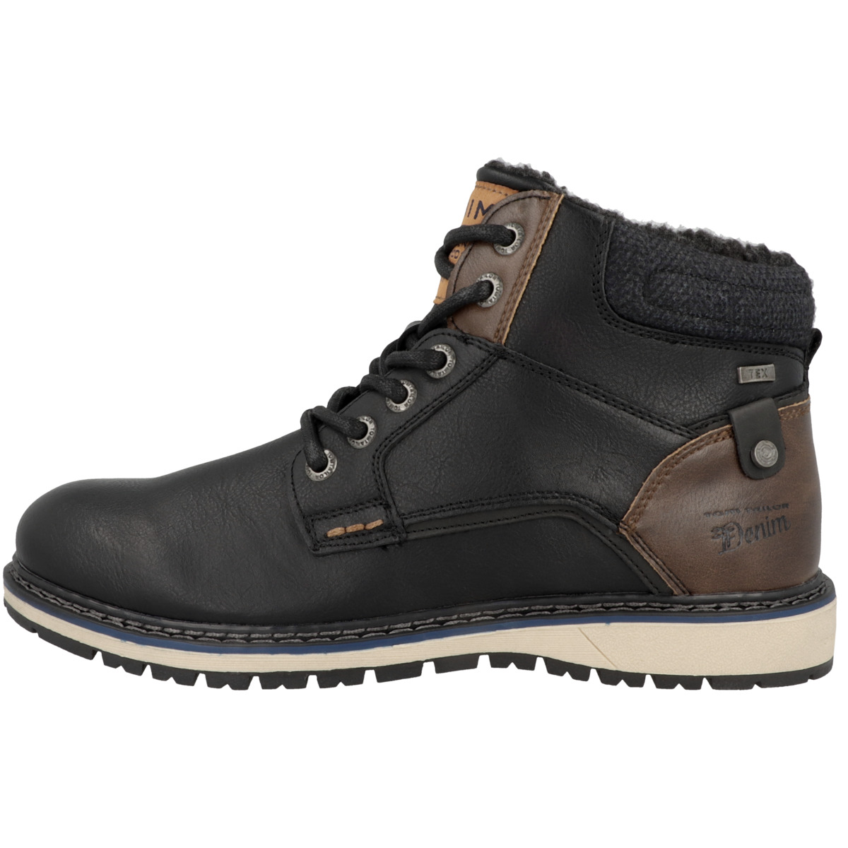 Tom Tailor Denim 4285302 Schnürboots schwarz