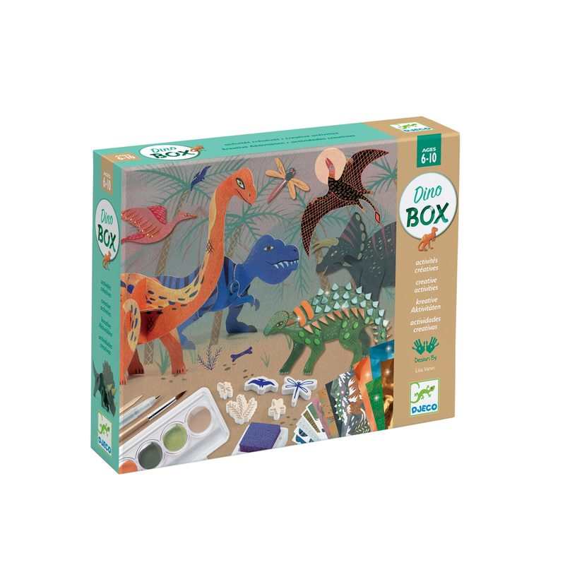 Coffret multi-activités Le monde des dinosaures Djeco
