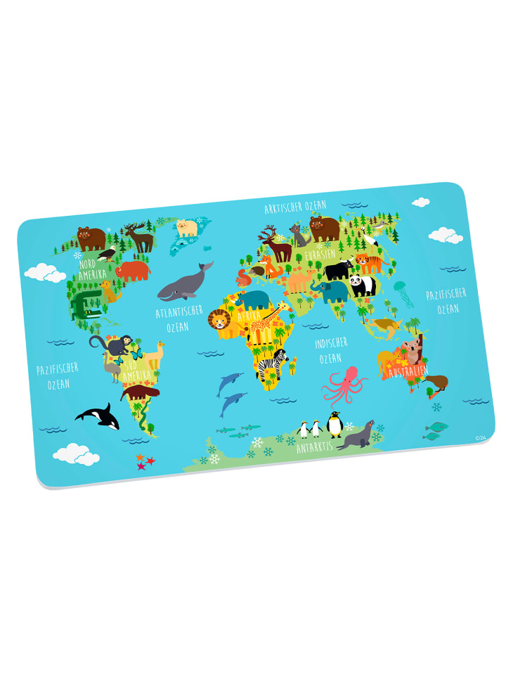 Geda Labels Frühstücksbrettchen Wo kommt ihr denn her in Hellblau - 23,5x14,5x0,3 günstig kaufen onesize