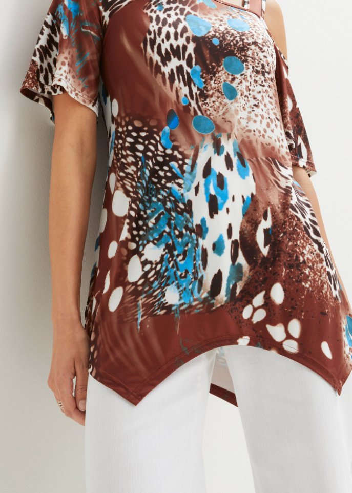 Longshirt mit Zipfel