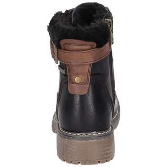 Puccetti Schnür Boots in schwarz