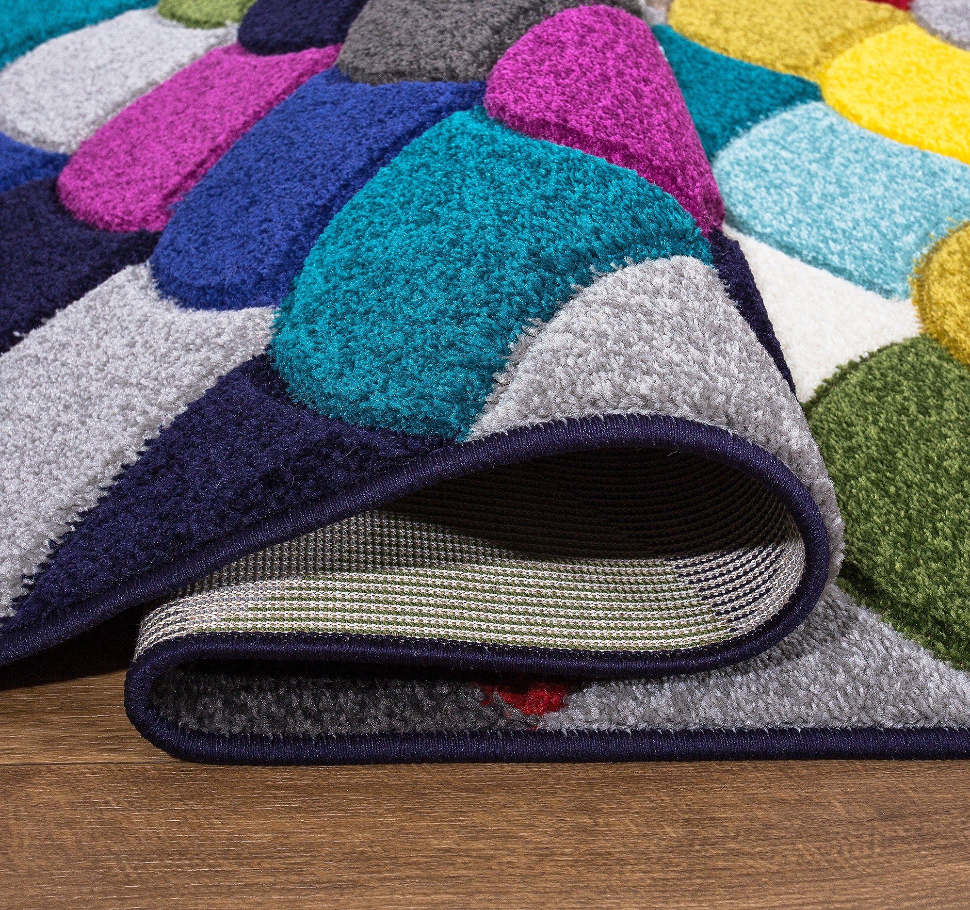 Hochflor-Teppich Hochwertiger Teppich Wohnzimmer, TEPPIA, Wohnzimmerteppich Teppichläufer Küchenteppich Rutschfest