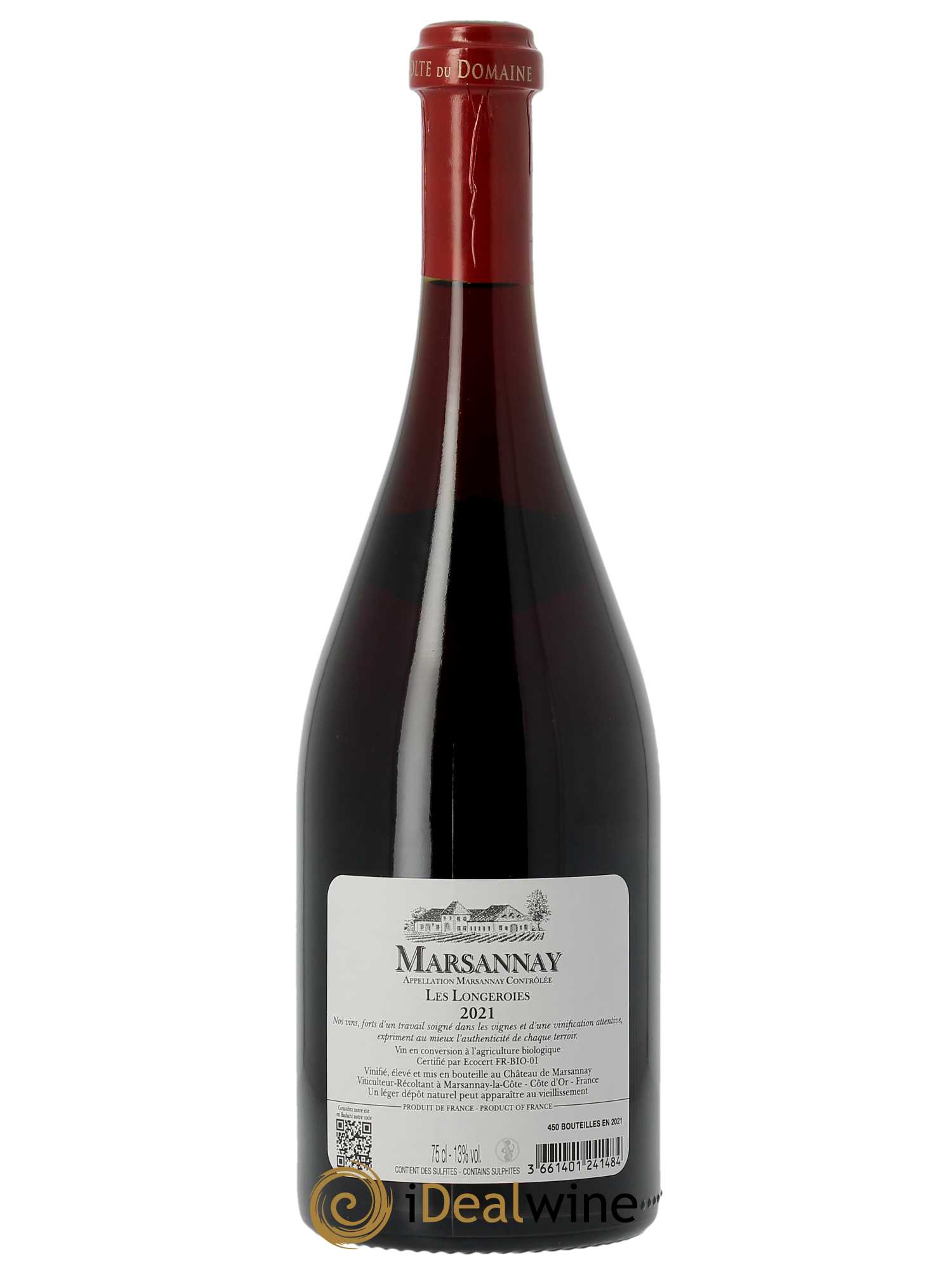 Marsannay Les Longeroies Château de Marsannay  2021 - Lot de 1 Bouteille