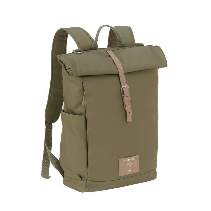 Sac à langer Rolltop vert kaki Lässig
