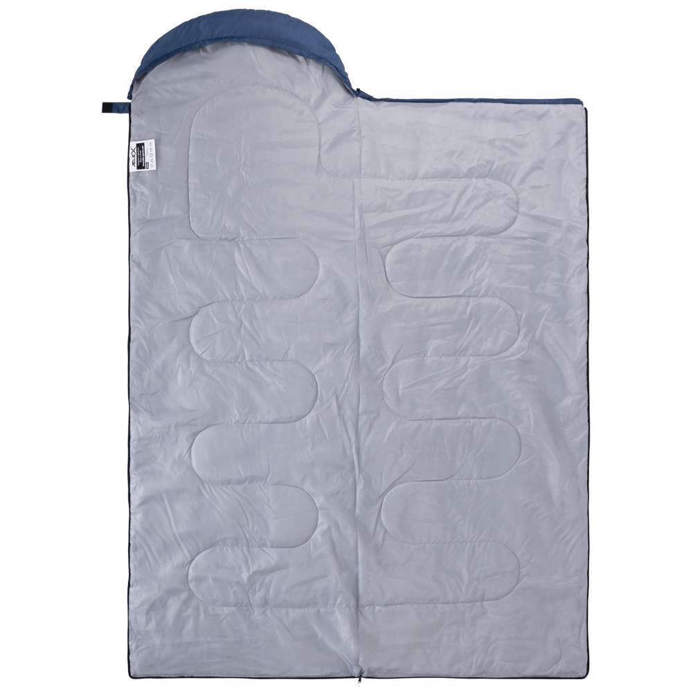 JELEX Outdoor Schlafsack 220 x 75 cm 15 °C blau
