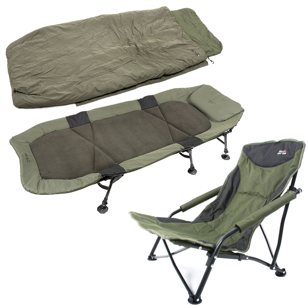 Pack Mack2 Xanthor XS Bedchair + Air Tech Sleeping Bag S3 + Guest Chair