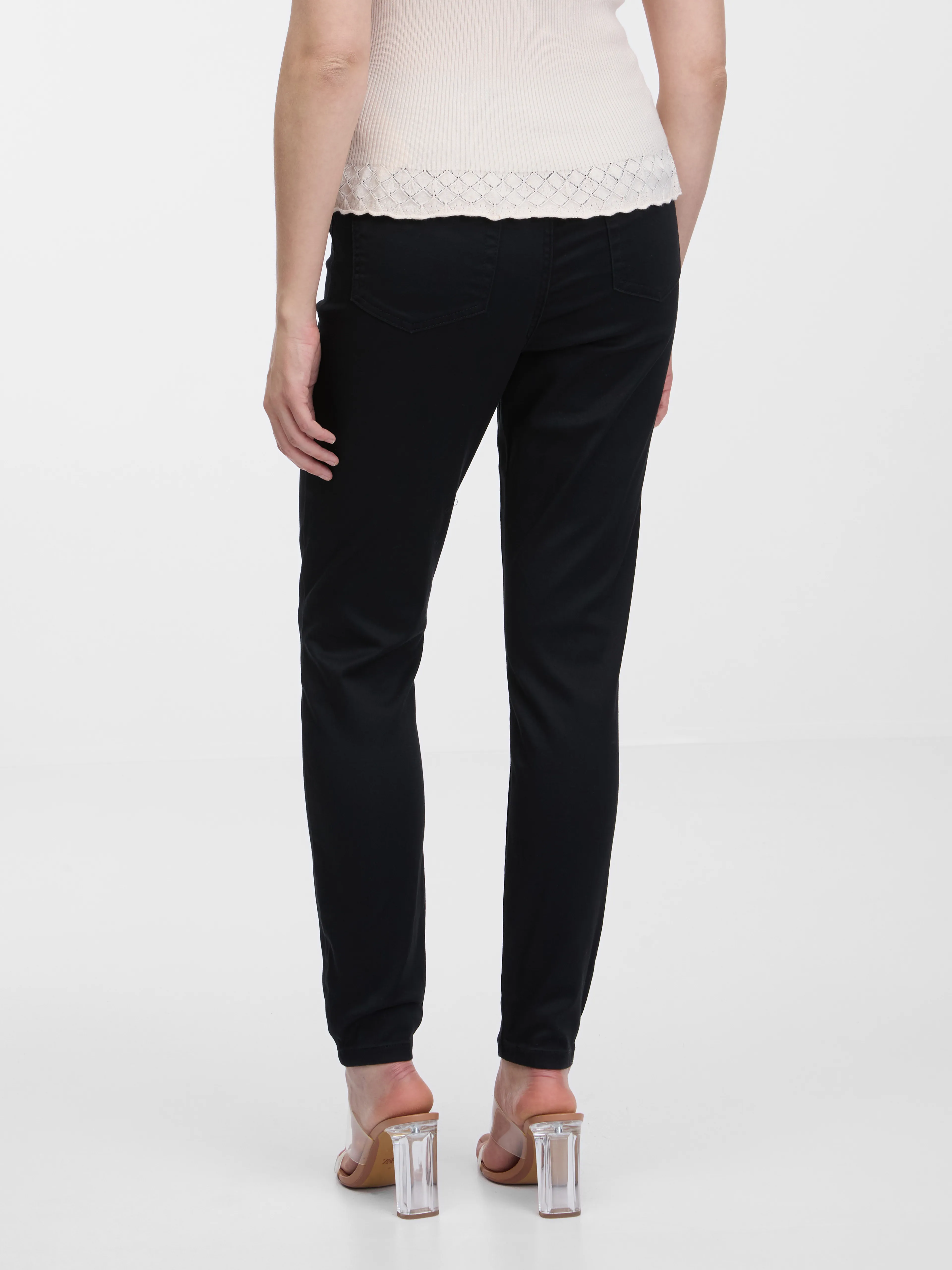 Schwarze Skinny Fit Hose ORSAY