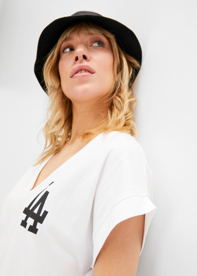 Weites Shirt mit Druck