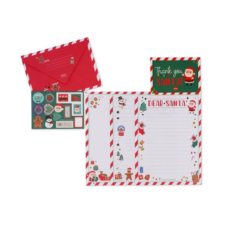 Listo para escribir una carta a Papá Noel