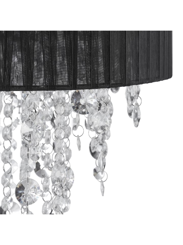 relaxdays Stehlampe in Schwarz/ Silber - (H)150 x Ø 37,5 cm günstig kaufen onesize