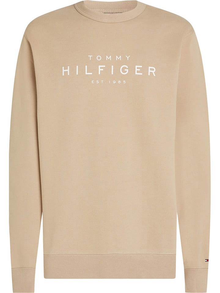 Tommy Hilfiger Sweatshirt in Beige günstig kaufen