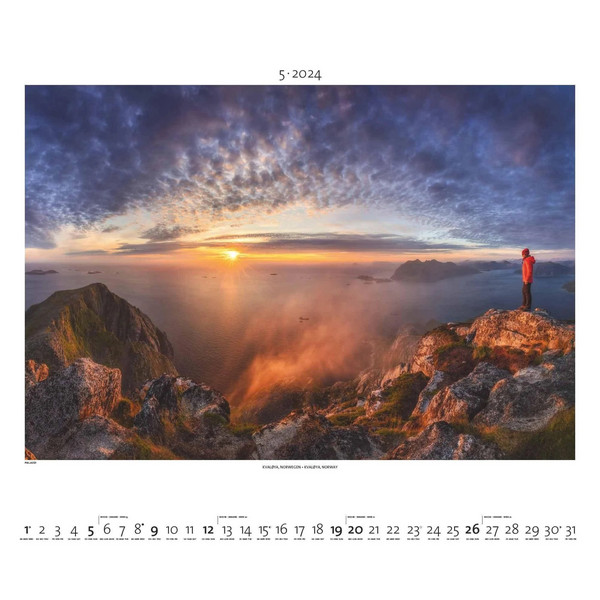 OUTDOOR 2024 - FOTO-KALENDER - POSTER-KALENDER - Kalender