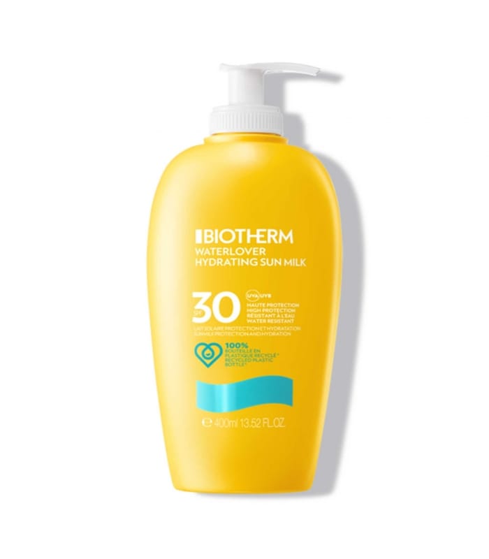 BIOTHERM-WATERLOVER LAIT SOLAIRE HYDRATANT SPF30-Lait solaire hydratant haute protection pour le visage et le corps