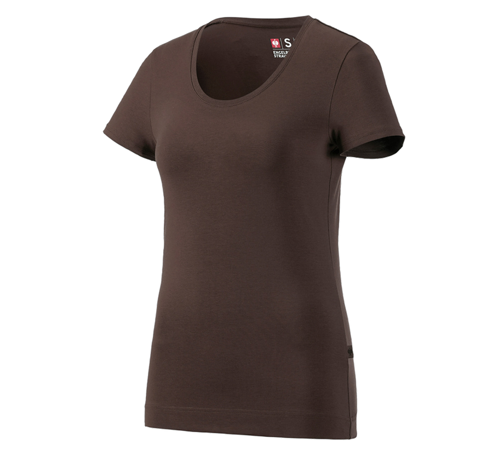 e.s. T-Shirt cotton stretch, Damen