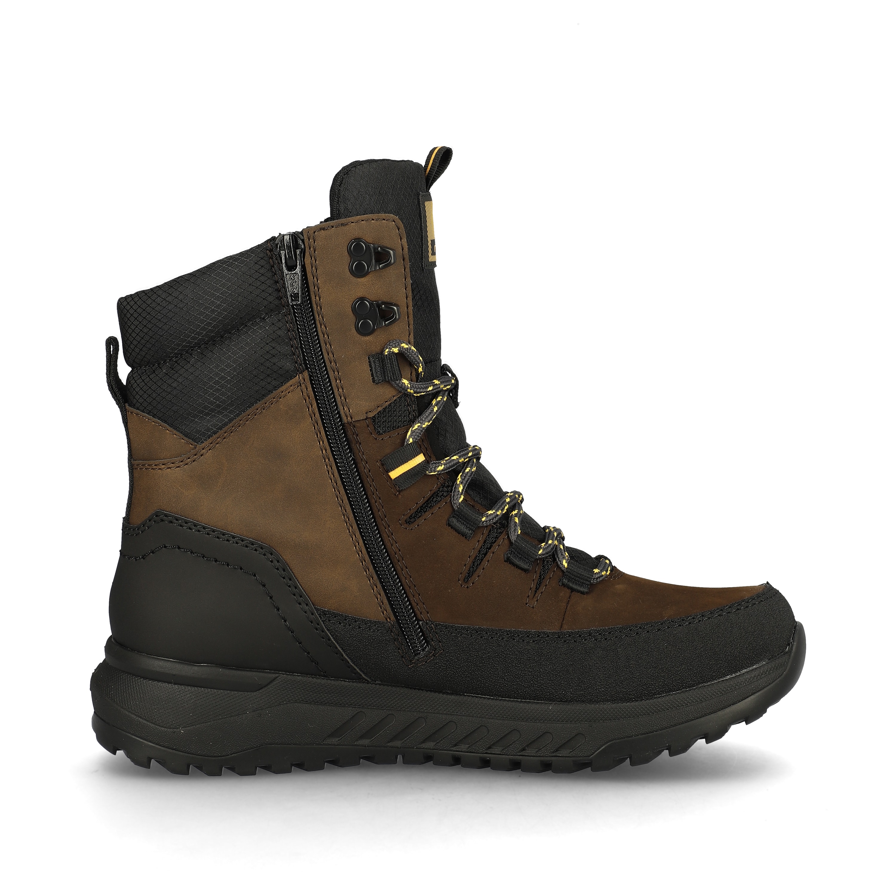 Rieker Herren Schnürstiefel nut-brown deep-black