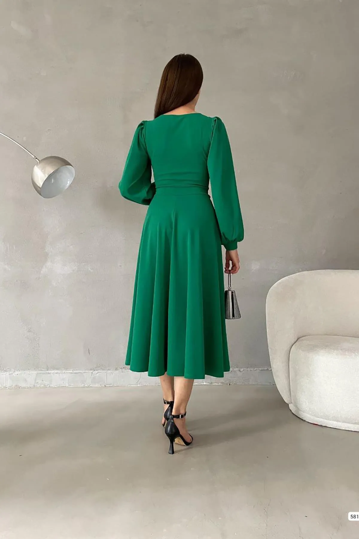 Deafox  Kleid - Grün - A-Linie