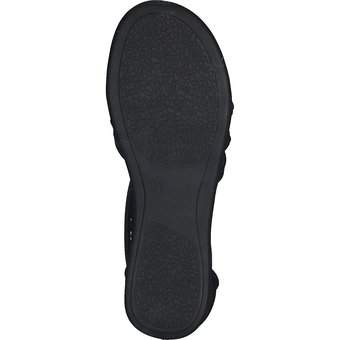 Puccetti Römersandale in schwarz