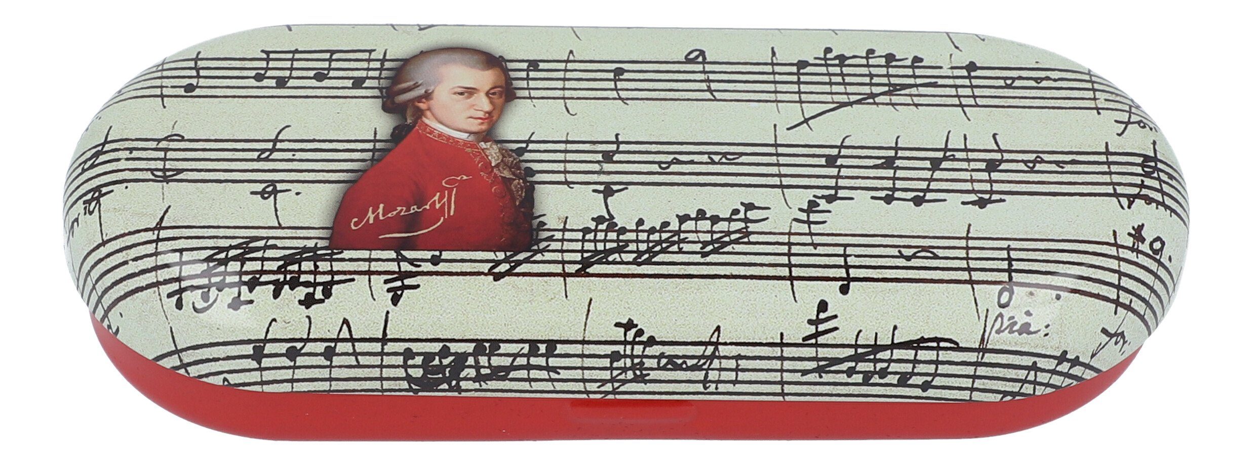 Fridolin Brillenetui, Hardcase, mit Komponisten-Motiv Wolfgang Amadeus Mozart