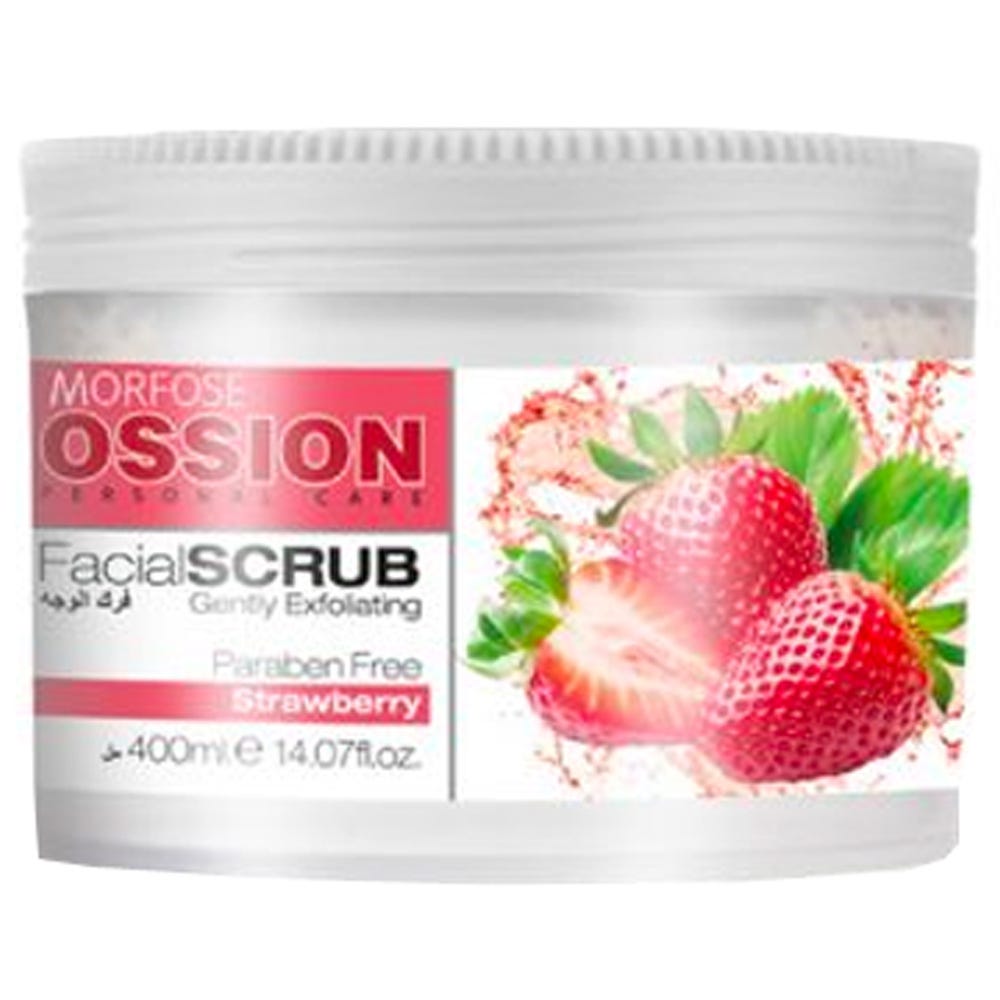 Morfose Ossion Facial Scrub Strawberry 400 ml