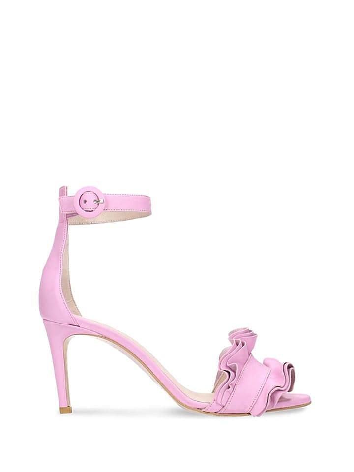 Gino Rossi Leder-Sandaletten in Rosa günstig kaufen 36