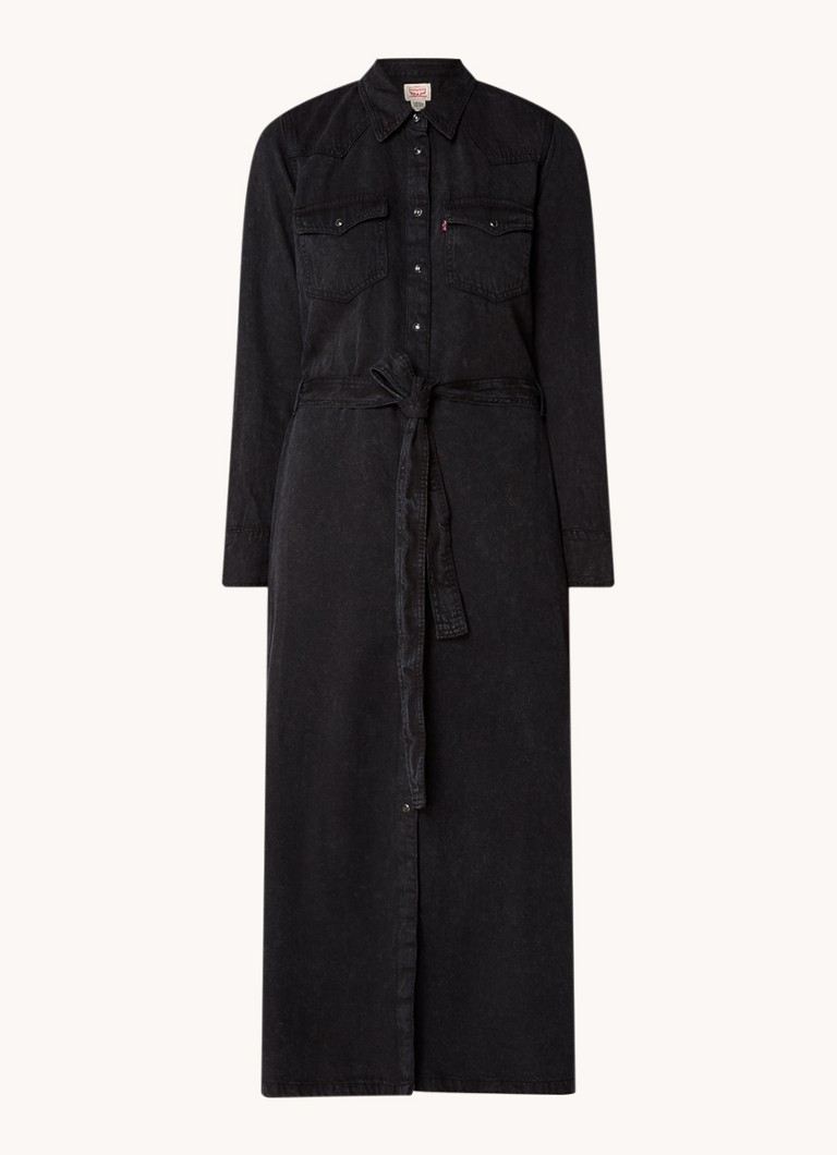 Abito chemisier midi Levi's Quinney in misto lyocell con cintura.