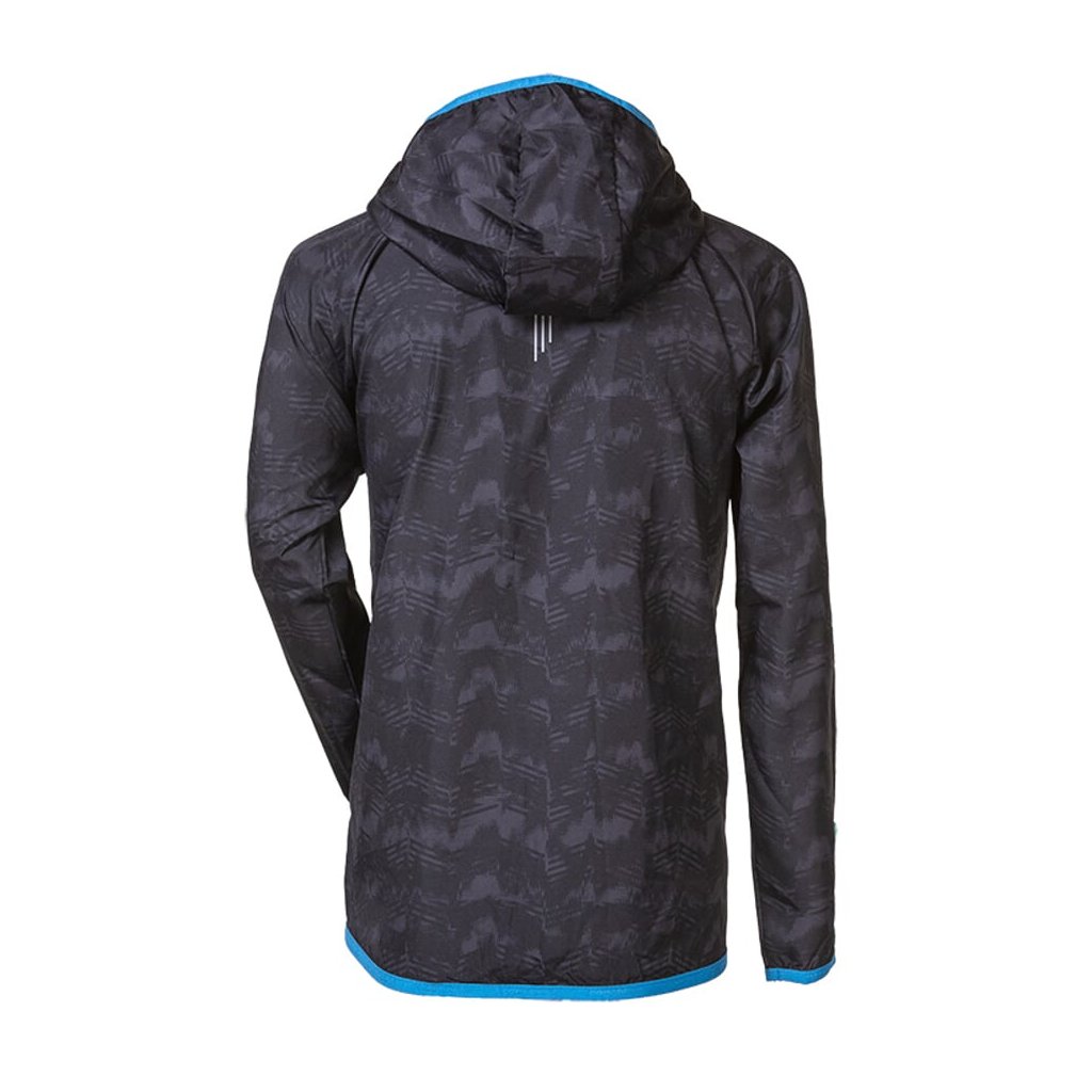 Progress Valedo Kinder-Kapuzenjacke schwarz/blau