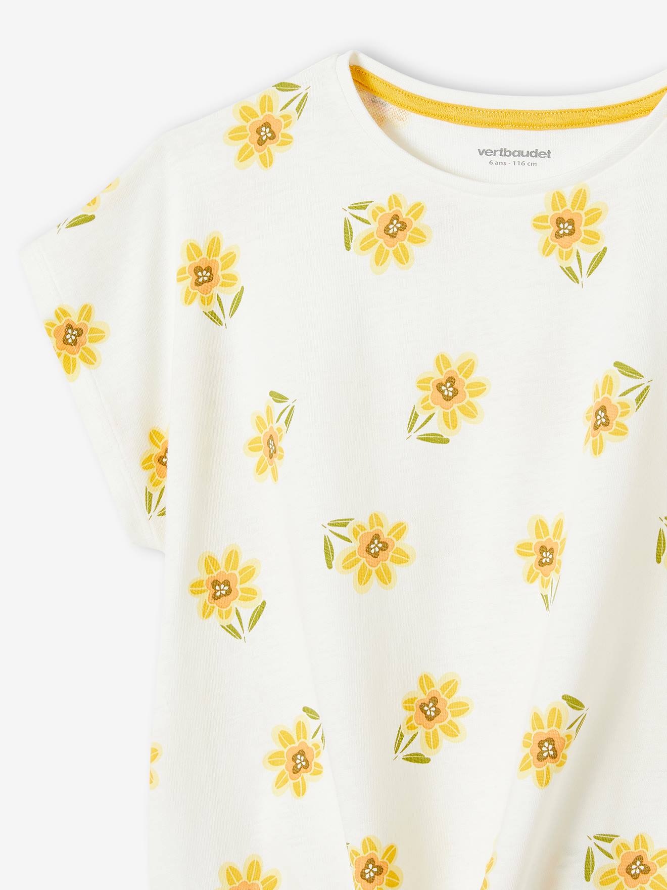 Vertbaudet Mädchen T-Shirt Oeko-Tex - khaki