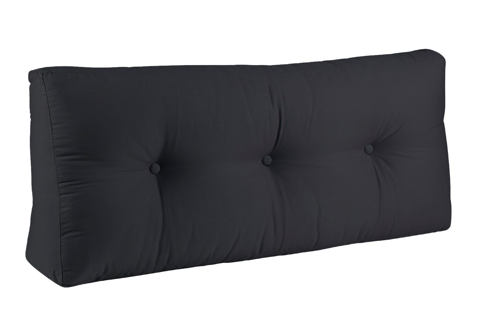 BioKinder - Das gesunde Kinderzimmer Sitzkissen, Rückenkissen 100x40 cm Dunkelgrau
