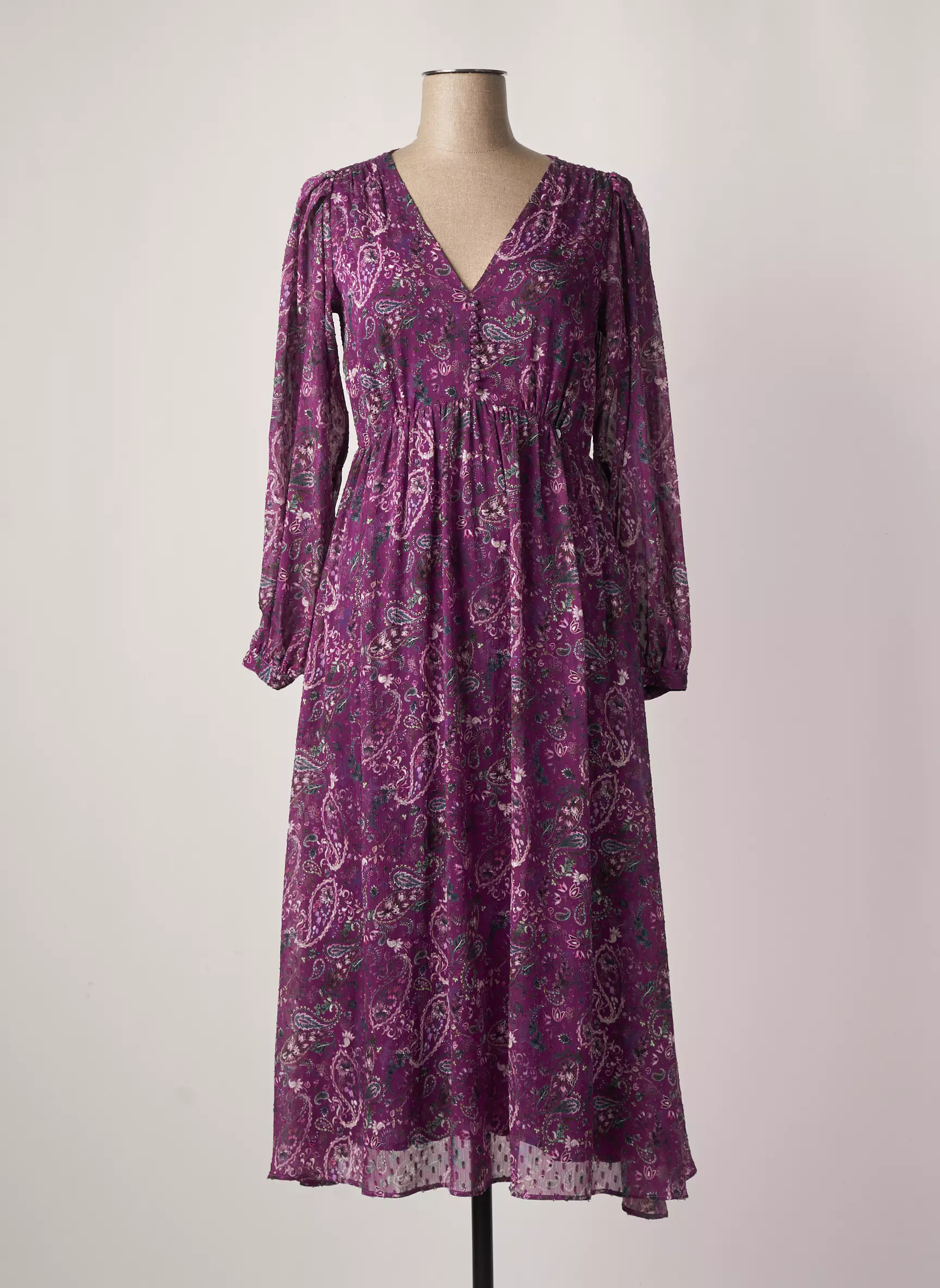 Salsa Robes Longues Femme couleur violet