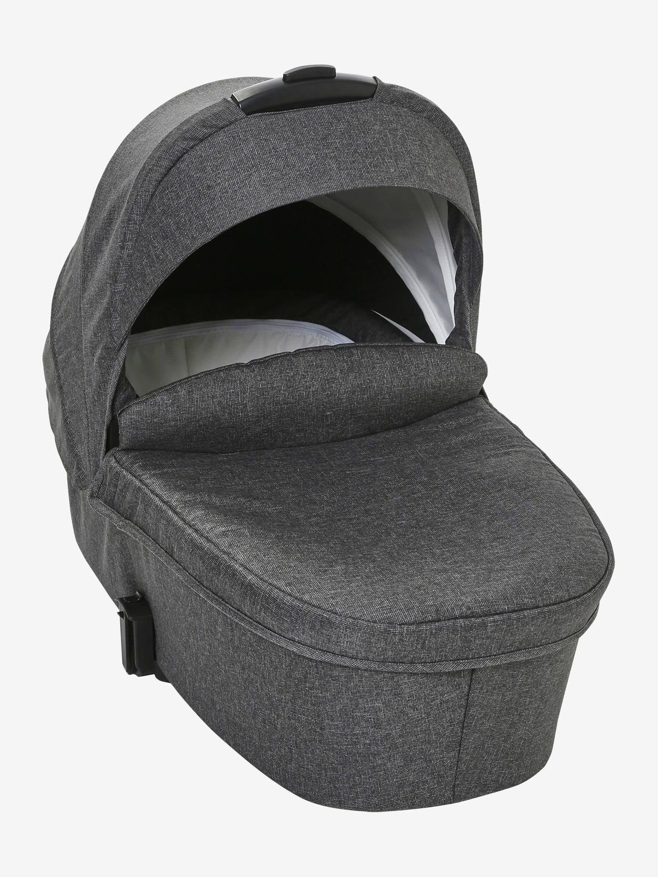 Vertbaudet Kombi-Kinderwagen AURIGA mit Babyschale & Babywanne - schiefergrau