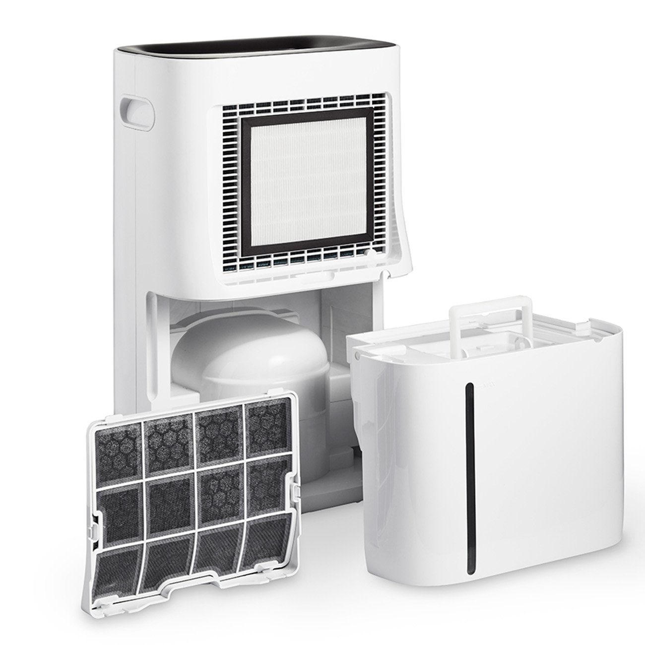 Clean Air Optima Luftentfeuchter CA-706 SMART - Luftentfeuchter und Luftreiniger, für 175 m³ Räume, Entfeuchtung 20 l/Tag, Tank 6,5 l, Clean Air Optima® App