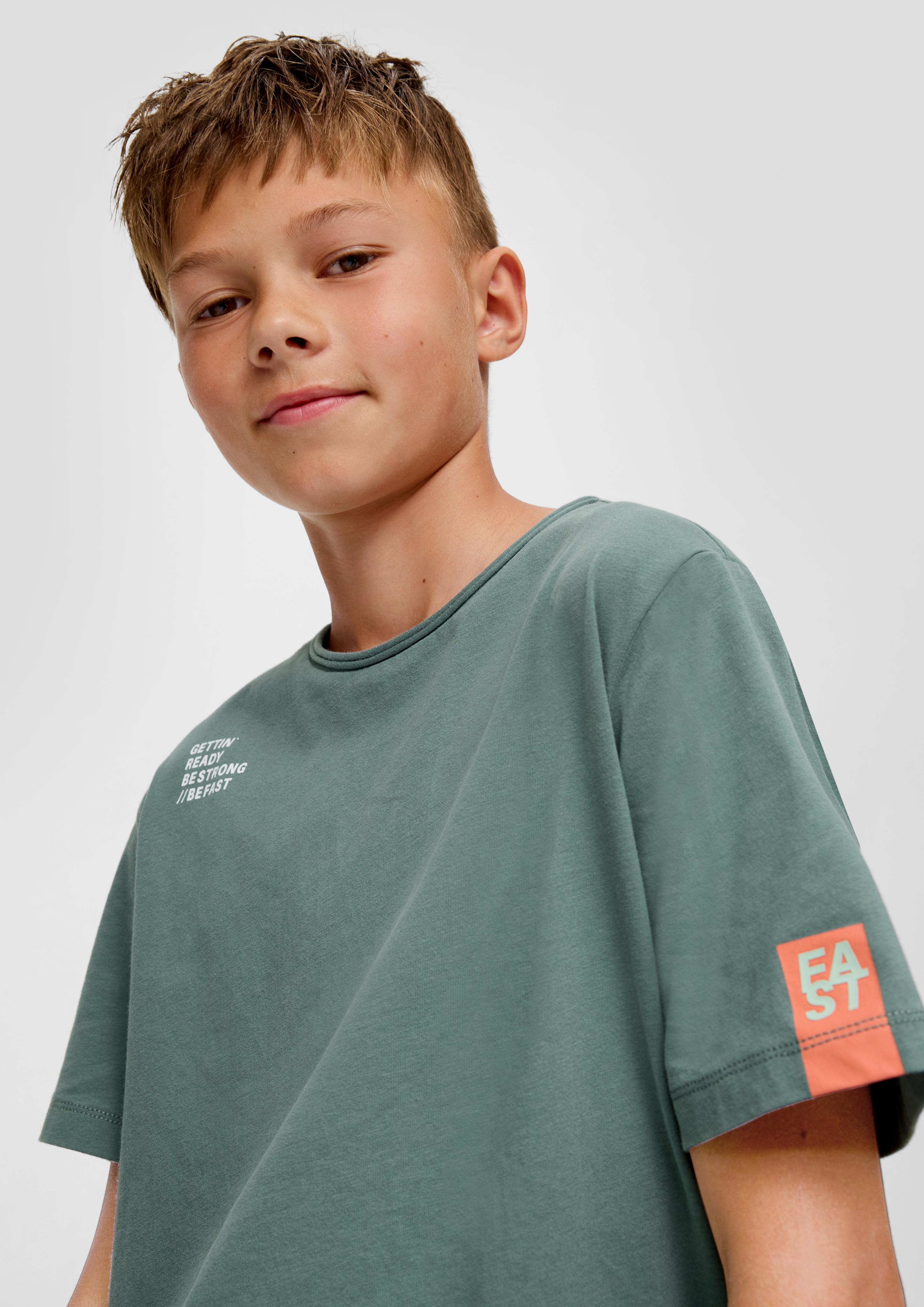 T-Shirt mit Print-Detail  2130529-6714