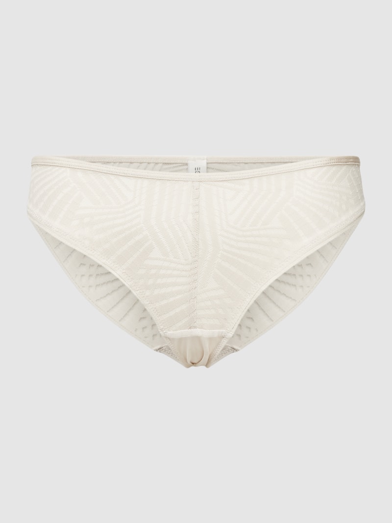 Slip mit Strukturmuster in offwhite