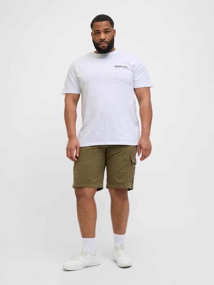 JACK & JONES PLUS T-shirt in Bright White günstig kaufen