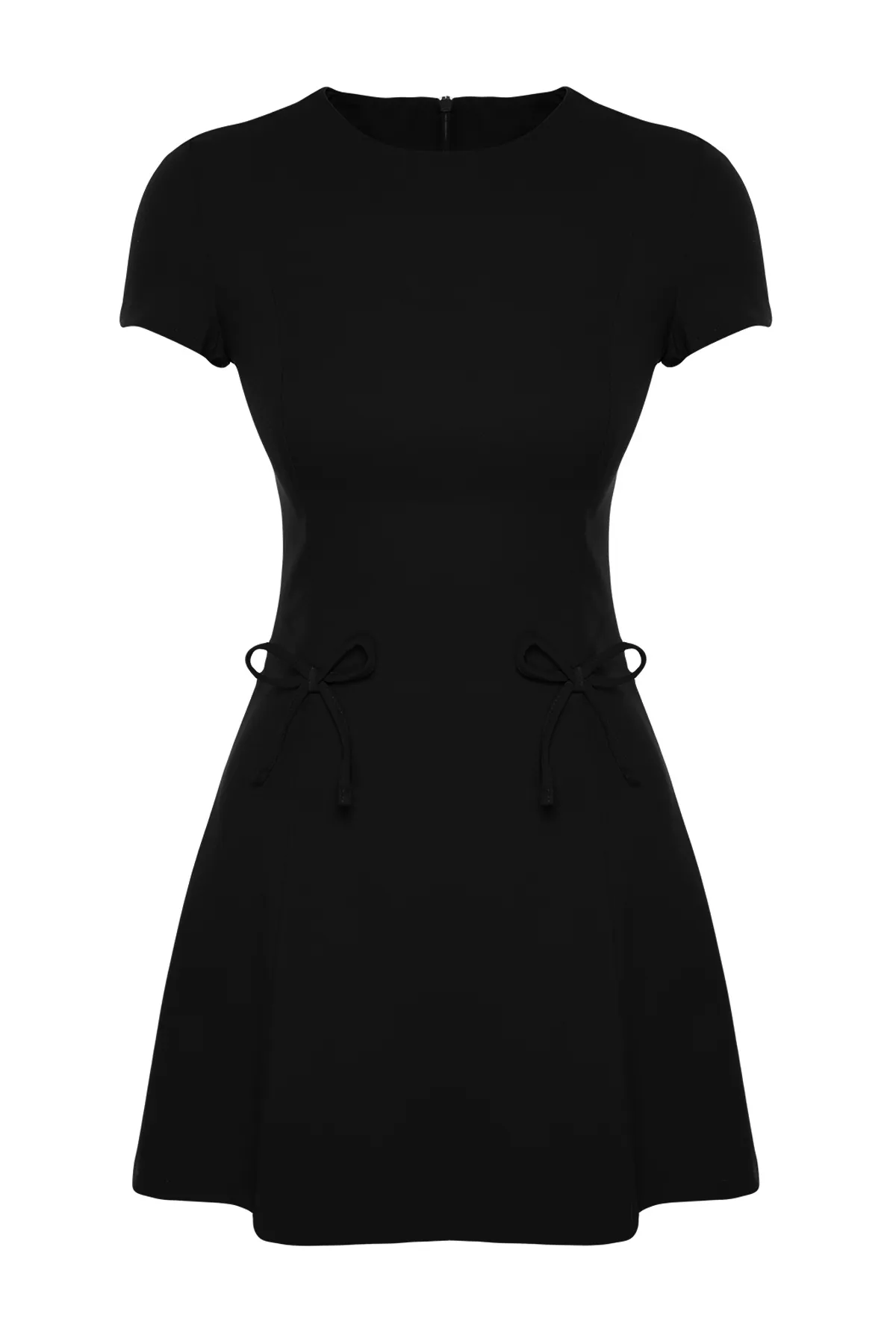Trendyol Collection  Schwarzes gewebtes Minikleid TWOSS24EL00803
