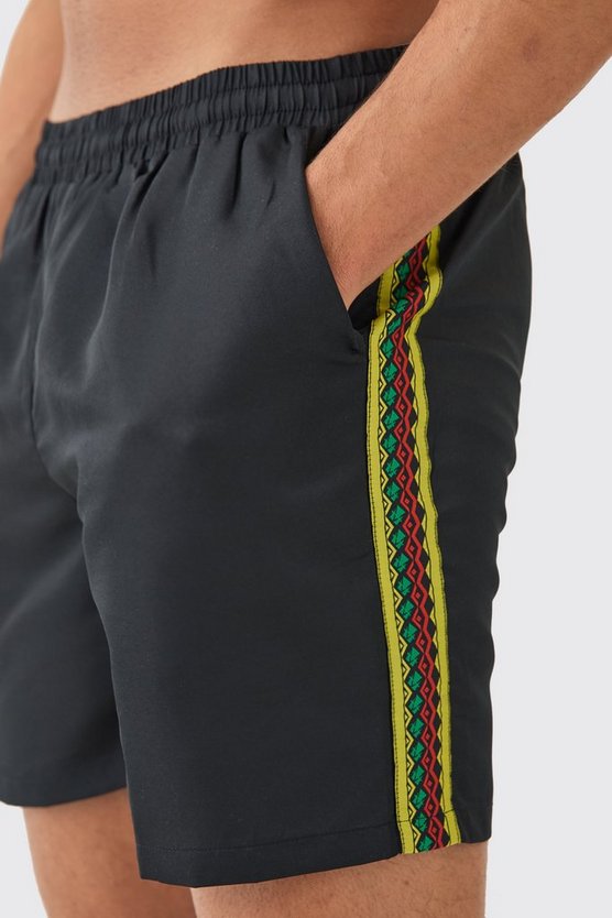 Mittellange Badehose