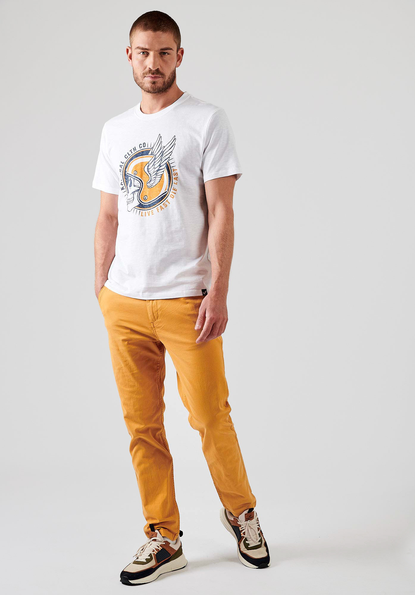 BLEEK  T-shirt blanc homme 100% coton bio
