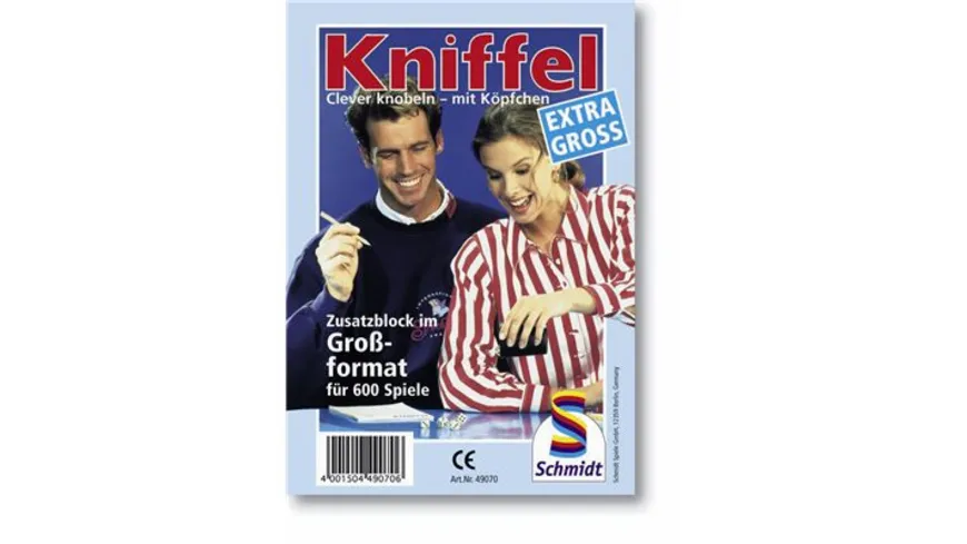 Schmidt Spiele - Kniffel - Großer Kniffelblock