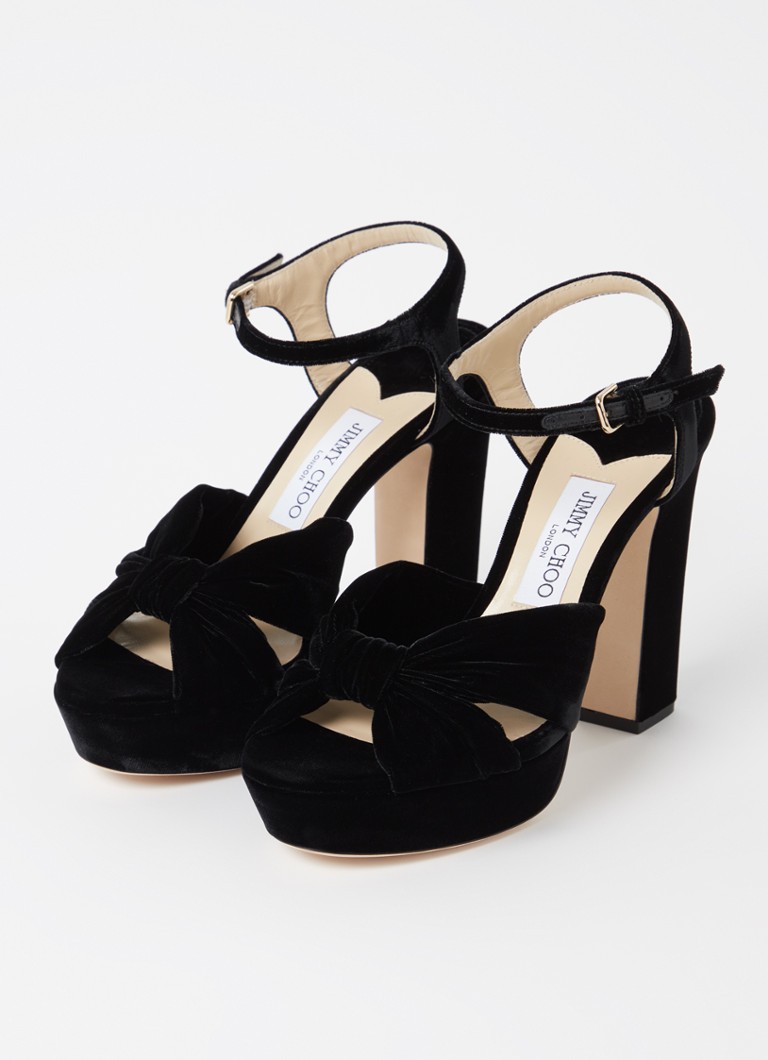 Jimmy Choo Heloise -samettisandaalit