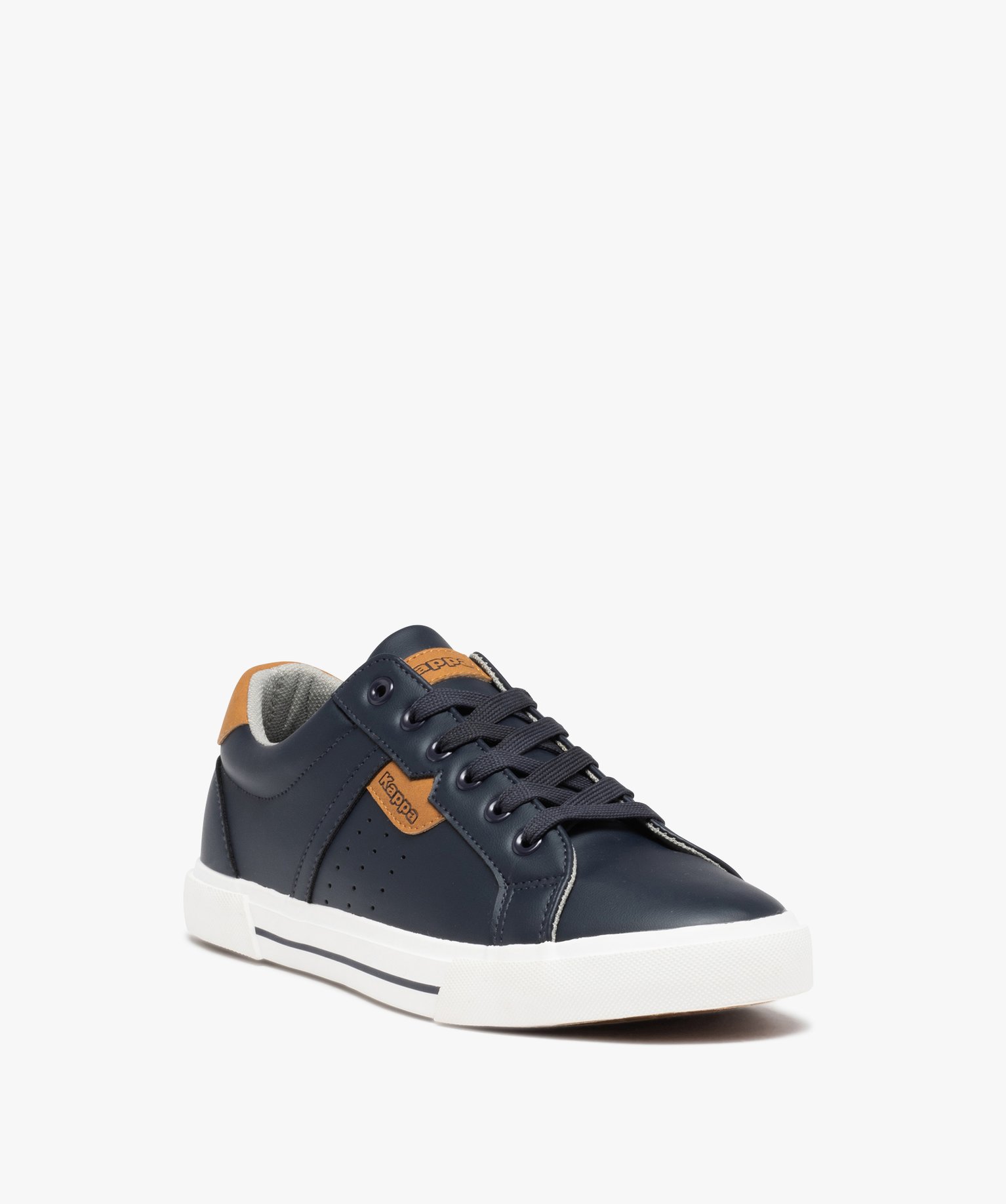 Baskets homme unies à semelle contrastée – Kappa Aris marine | GEMO