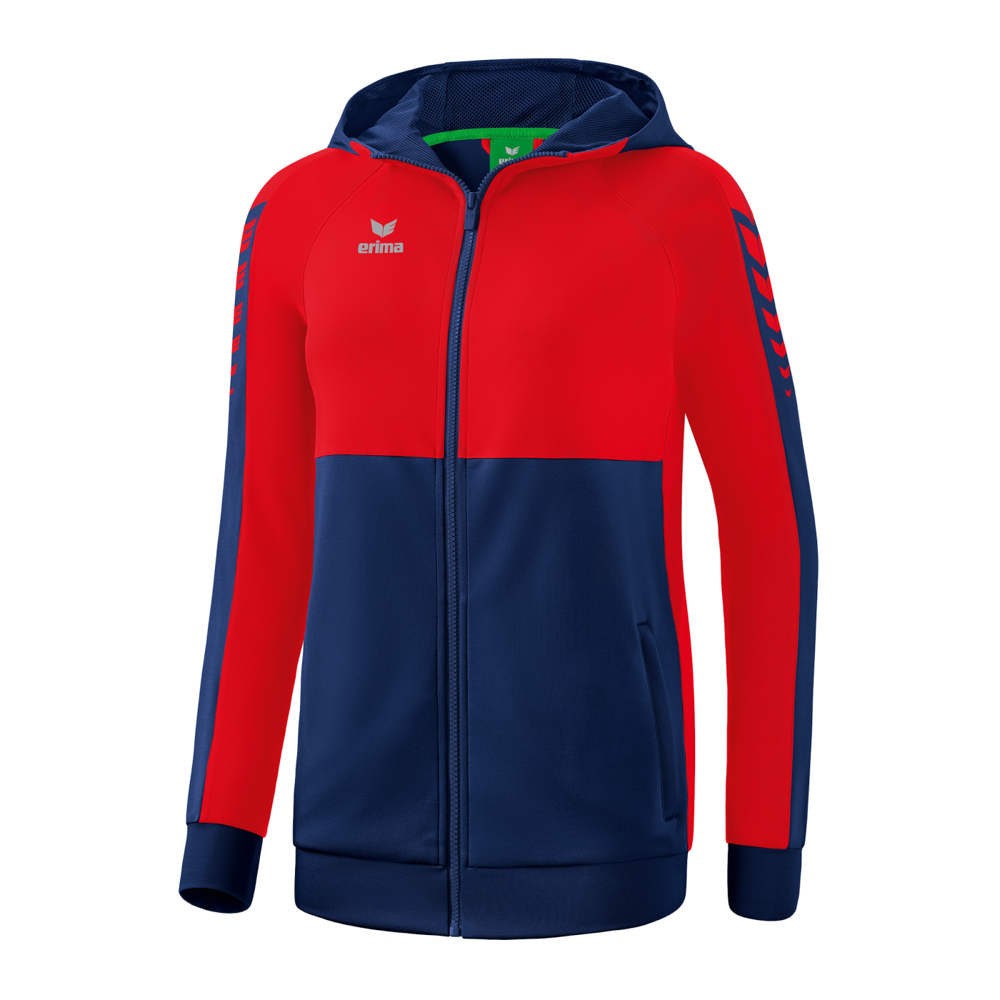 Erima Six Wings Kapuzenjacke Damen Dunkelblau