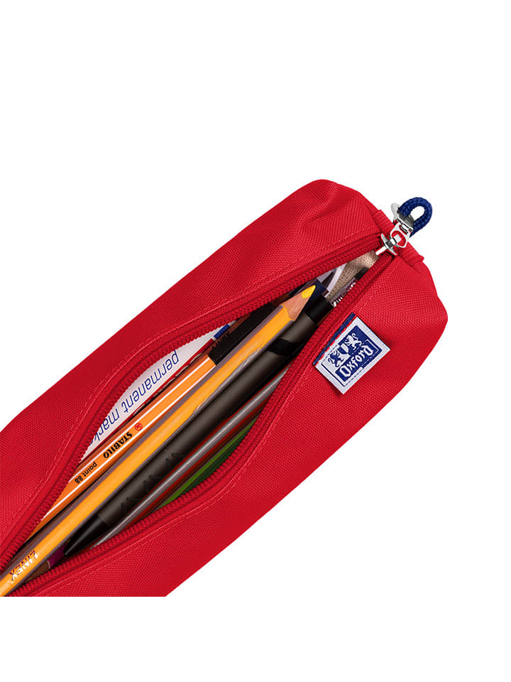 Oxford Federmäppchen in Rot - (B)23 x (H)7 x (T)4 cm günstig kaufen onesize