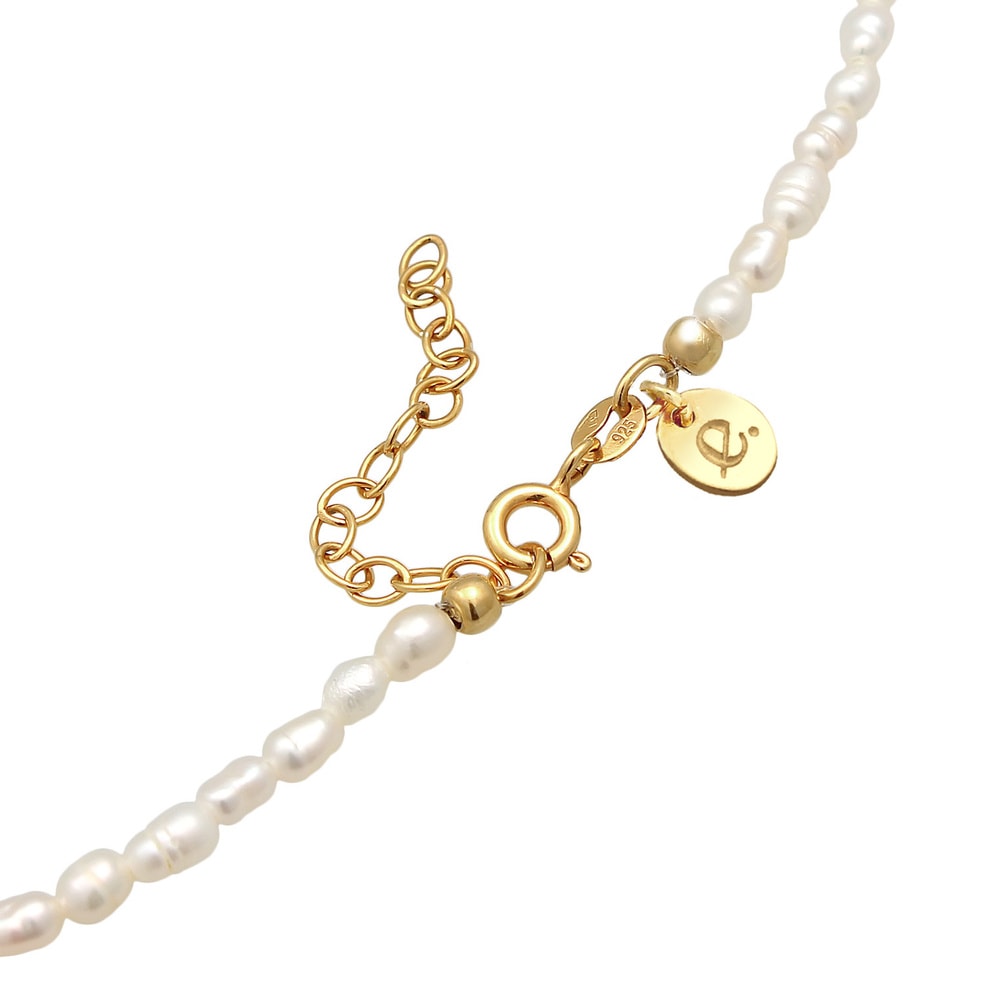 Elli PREMIUM Elli PREMIUM Collier Femmes Choker Classique Tendance avec Perles d'eau douce en  collier
