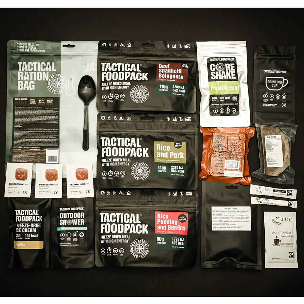 Tactical Foodpack 3 Meal Ration Hotel
