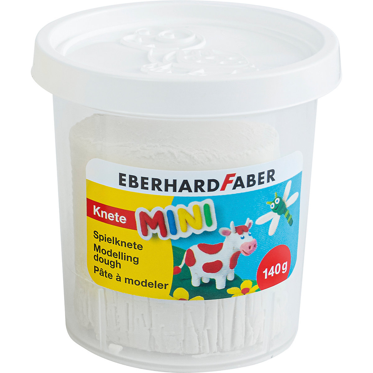 Mini Kids Spielknete Basisfarben, 4 x 140 g