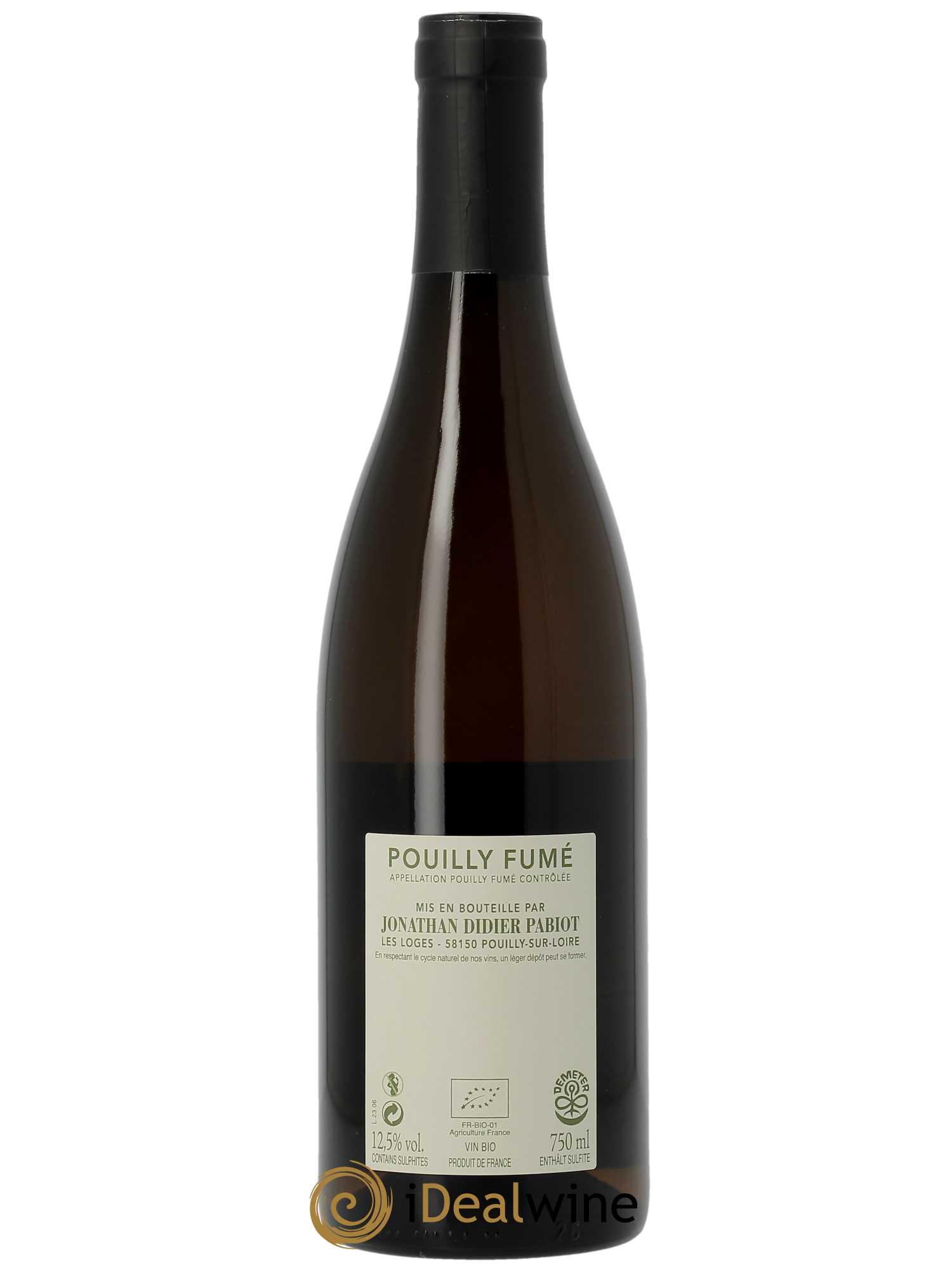 Pouilly-Fumé Elisa (anciennement Prélude) Jonathan Didier Pabiot  2022 - Lot de 1 Bouteille