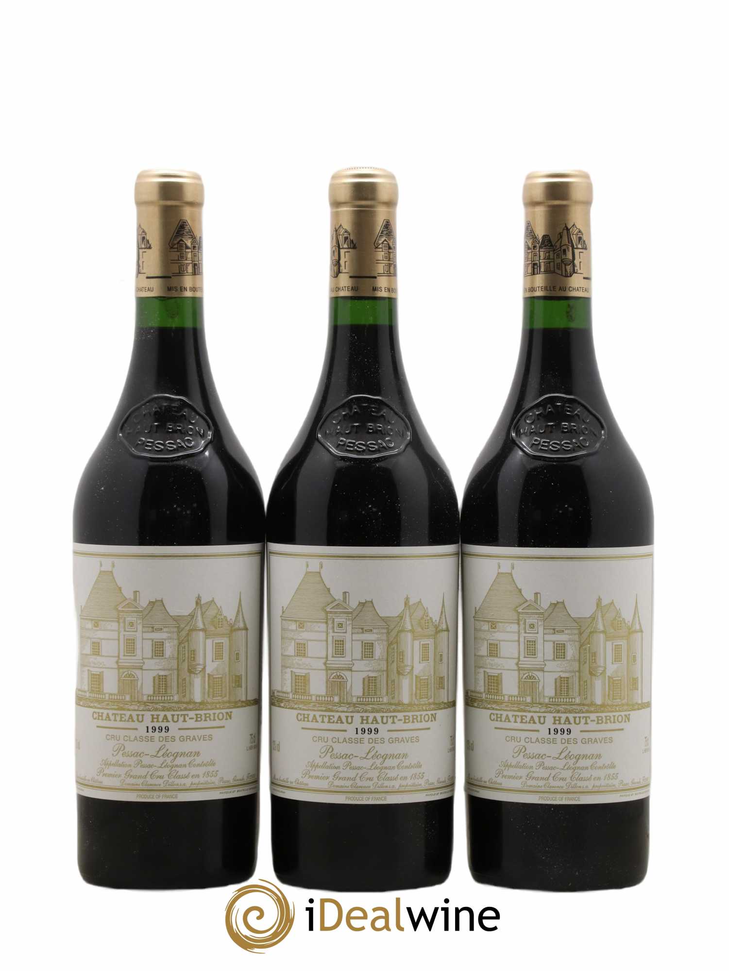 Château Haut Brion 1er Grand Cru Classé  1999 - Lot de 12 Bouteilles