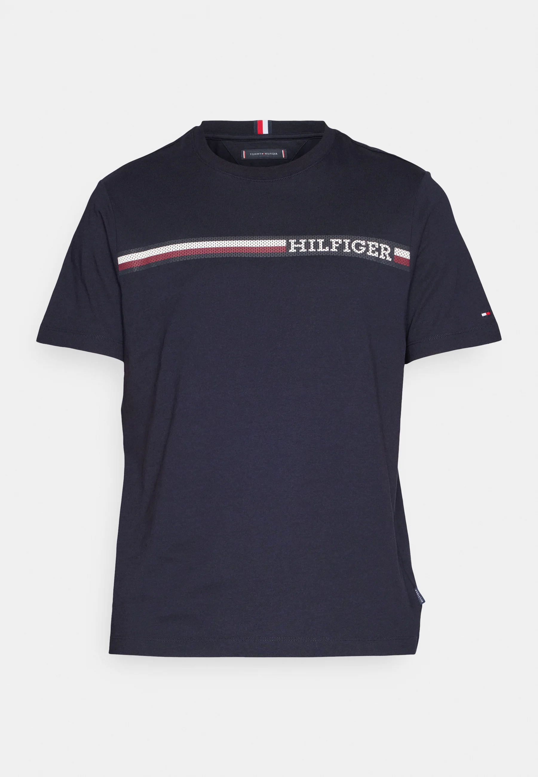 Tommy Hilfiger MONOTYPE CHEST STRIPE TEE - Camiseta con estampado