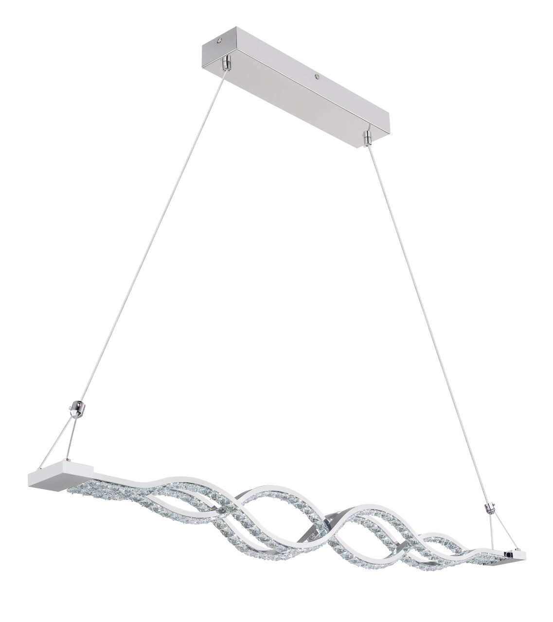 Globo Lighting - PILLA - Hängeleuchte Metall verchromt, LED